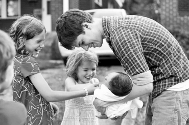 Meeting the new baby